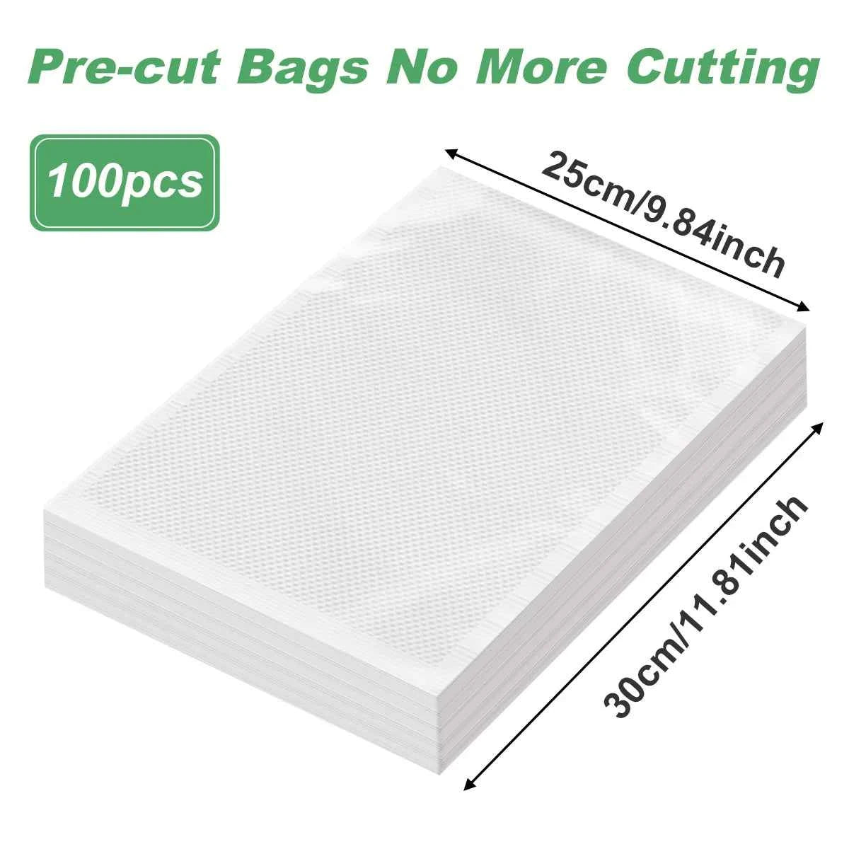 100pcs/lot Kitchen Vacuum Bags for Food Vacuum Sealer Packing Machine Food Storage Bag BPA-Free Kitchen Accessories