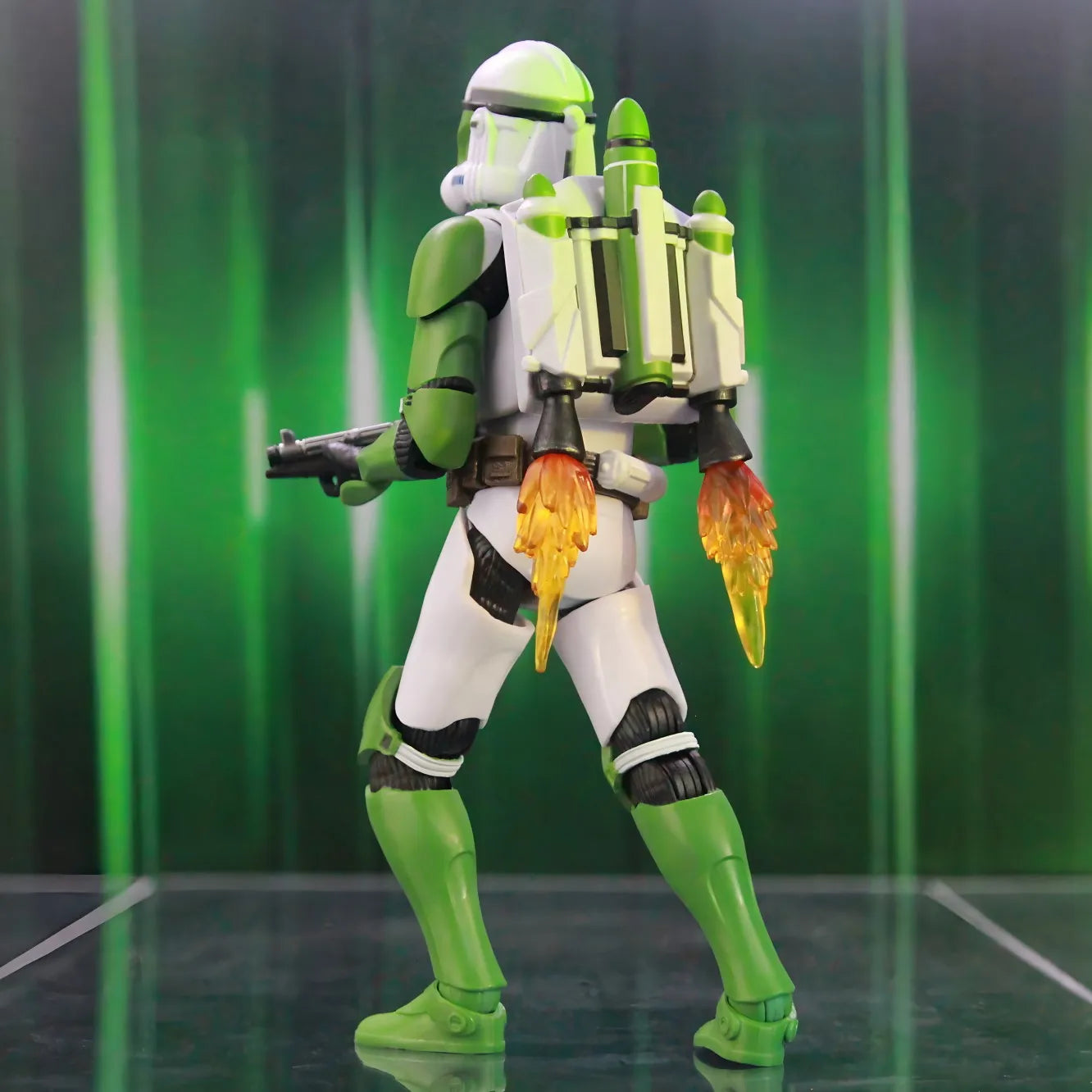 New Body(JOV3.0) Star Wars Commander Doom's Unit Clone Command ARC Trooper Heavy JET Doom Legion Battlefront II 6" Action Figure