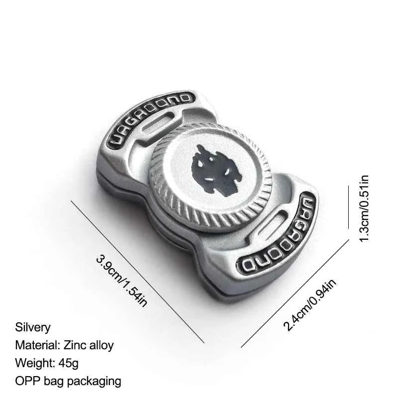 3-in-1 Skeleton Fidget Spinner Metal EDC Stress Relief Toy