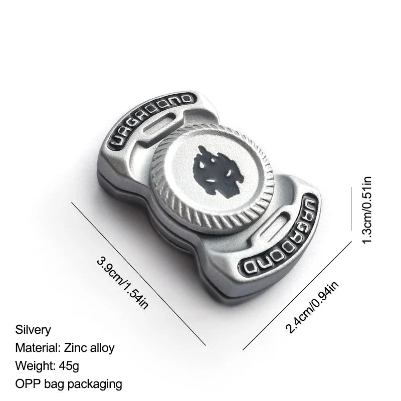 3-in-1 Skeleton Fidget Spinner Metal EDC Stress Relief Toy