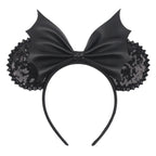2026 Latest Fashion Ear Headband Sequin Bows For Girl Adult Kids Halloween Party Cosplay Hair Accessories Princess Hairband