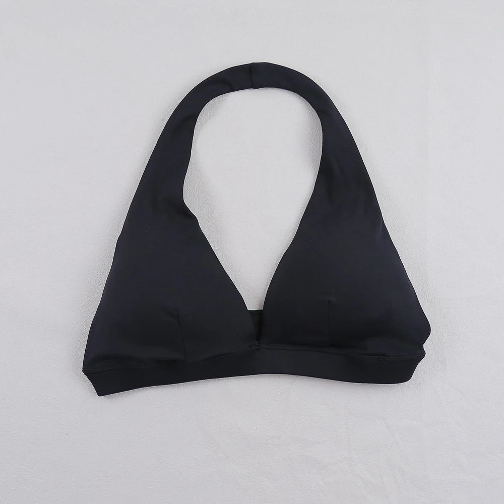 Women's V-neck Hanging Neck Cool Yoga Underwear Fitness Running Breathable Sexy Bra