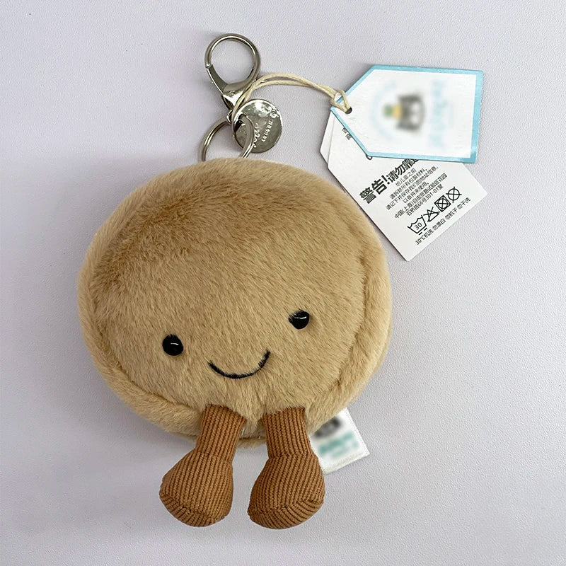 Golf Ball Plush Keychain, Grape Keychain, Jellyfish Plush toy, Hippopotamus, And Plush Elephant JC Bag Keychain