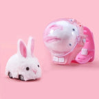 Children Mini RC Car Watch Toys With LED Lights 2.4G Watch Rabbit Dog Crab Racing  RC Car Girls Boys Birthday Gift Toys