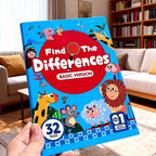 Hidden Differences Activity Book, | Attention and Concentration Training | Visual Perception Skills, Find the Differences Game |