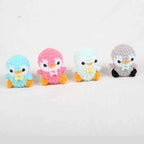 Mini Penguin Crochet Keychain Cute Animal Bag Charm