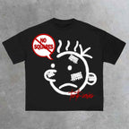 Harajuku Letter Graphic T Shirts Y2k Tops Men Women High Street Oversized T Shirt Pro Choice Streetwear Vintage Tee Clothing