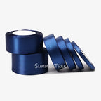 Satin Ribbon 25yards 6mm - 50mm Sash Gift Wrap Bow Handmade DIY Craft Halloween Christmas Wedding Birthday Party Decoration