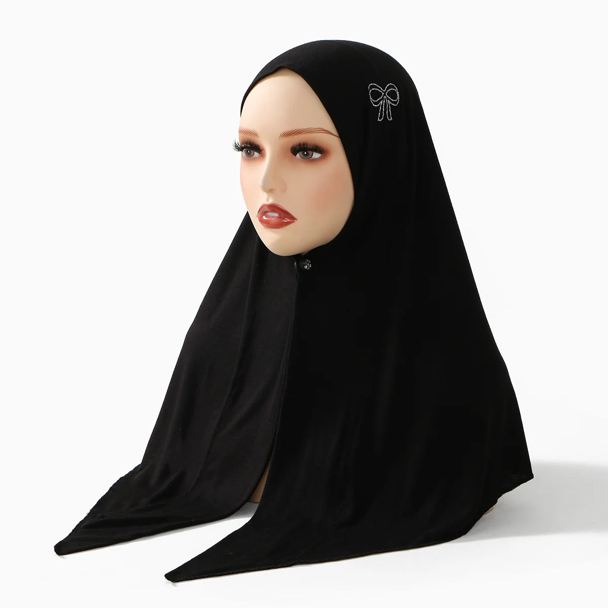 Solid Color Cotton Triangle Scarf Muslim Hijab Shawls Woman Soft Wraps Lady Fashion Causal Turban Islamic Jersey Headband