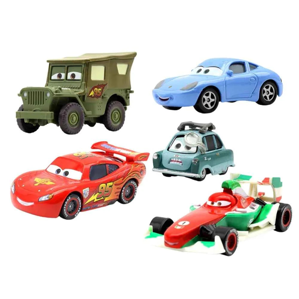 IN STOCK 2026 Disney Pixar Cars Lightning McQueen Mater 1：55 Metal Model Racing Car Toys Children's Birthday NEWYEAR Gifts