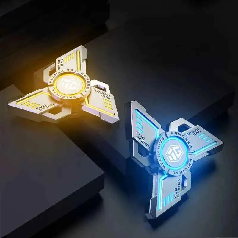 Glow Metal EDC Fidget Spinner Stress Relief Hand Toy