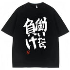 Anime Futaba Anzu Same Print T Shirt Chinese Word Cosplay Style T Shirts  Fashion Summer Women Tees Streetwear women clothes