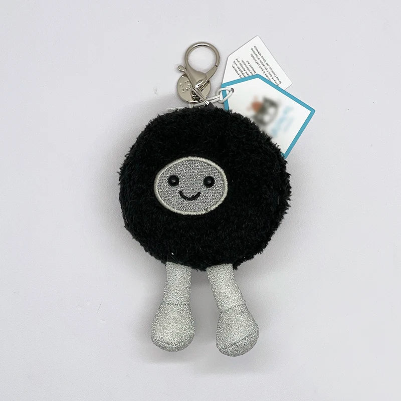 Golf Ball Plush Keychain, Grape Keychain, Jellyfish Plush toy, Hippopotamus, And Plush Elephant JC Bag Keychain
