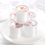 0.2-0.8mm Clear Nylon Beading Line Non Elastic Invisible Jewelry String for DIY Bracelet Necklace Jewelry Making 8-100m/Roll