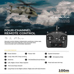 WLtoys K170 RC Helicopter 2.4G 6-Aixs Gyroscope 4CH Altitude Hold Optical Flow Remote Control Helicopter Toys for Children