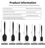 6-Piece Silicone Kitchenware Set with Spatulas and Oil Brush Kit