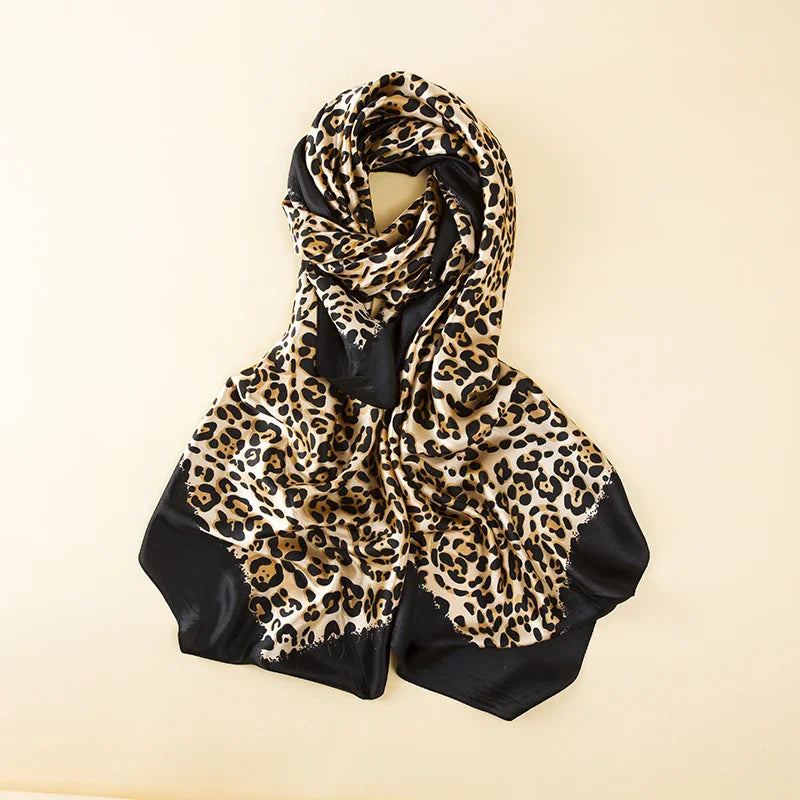 100% Natural Silk Scarf Women Luxury Brand Digital Print Flowers Silk Pashmina Shawl Female Long Bandana Foulard 2020 Oversize