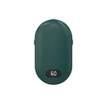 Double-sided heating with two temperature settings, this pocket hand warmer can be recharged