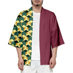 Tanjiro & Zenitsu Anime Cosplay Costume – Kimono Haori Outfit