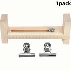 1 Set Adjustable Paracord Bracelet Making Kit, U-Shaped Wooden Frame, DIY Jewelry Crafting Tool, Ideal for Hobbyists