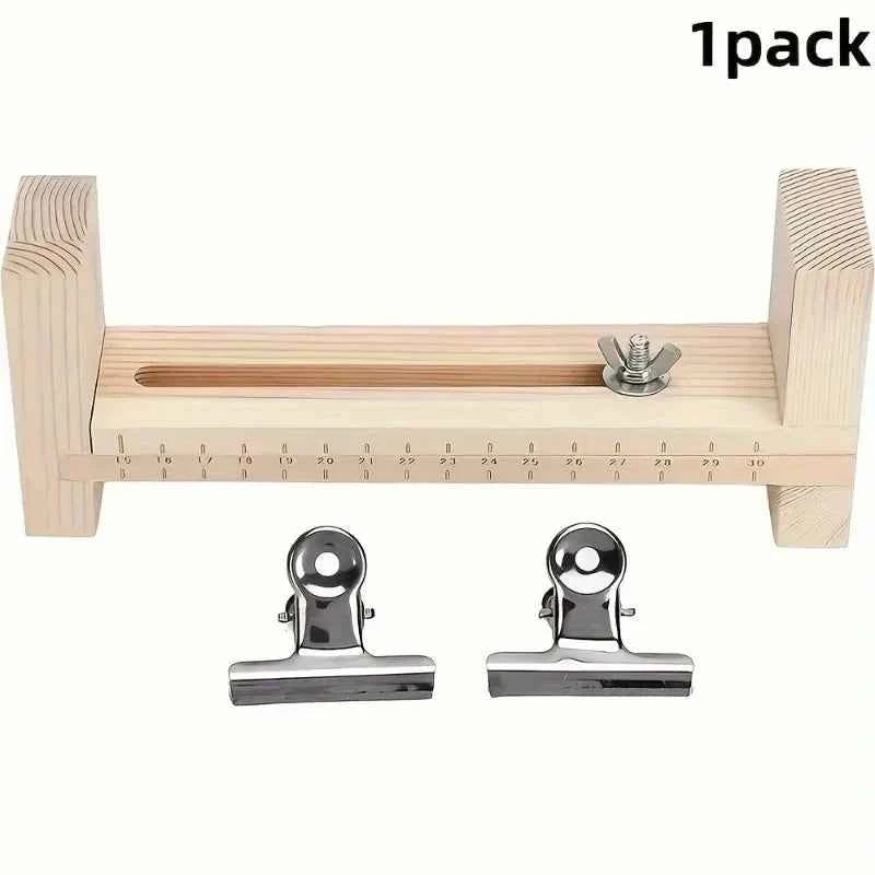 1 Set Adjustable Paracord Bracelet Making Kit, U-Shaped Wooden Frame, DIY Jewelry Crafting Tool, Ideal for Hobbyists