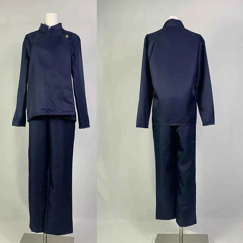 Gojo Satoru Cosplay Costume – Anime High School Uniform Set