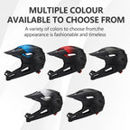 Eastinear's New Adult Bicycle Mountain Bike Helmet Full Face Detachable One-piece Motorcycle Riding Safety Helmet Head Protectio
