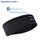 HUAWEISHI Bluetooth 5.0 Earphones Sports Sleeping Headband Elastic Wireless Headphones Music Eye Mask Wireless Headset Headband