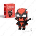 Spider Man Building Block Deadpool & Venom Iron Man Figure Batman Super Hero Cartoon Character Model Toys for Gifts