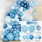 Blue Balloons Garland Arch Kit Birthday Party Decoration Kids Boy Wedding Birthday Party Supplies Baby Shower Decor Latex Ballon