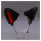 Lolita Animal Cat Fox Ear Hair Hoops Cosplay Girls Halloween Anime Headbands Headwear Hair Accessories