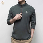 SBWL Autumn High Quality Men's Running Fitness Outdoor Sportswear Fashion Business Casual Breathable Long Sleeve T-Shirt Tops