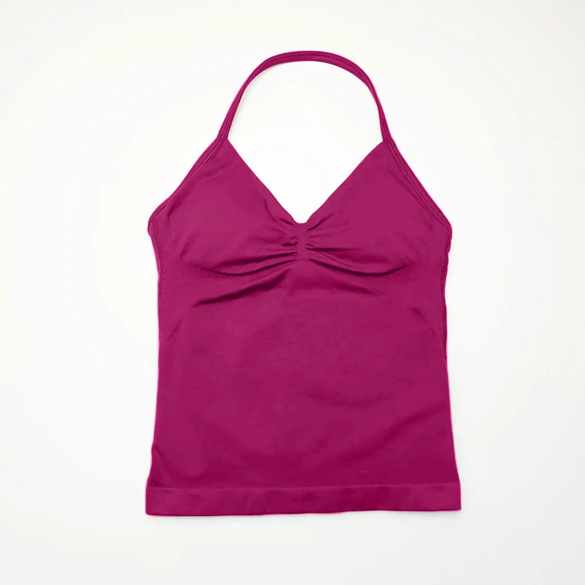 NCLAGEN Longline Strappy Top Sports Yoga Vest Women's Fitness Tank Top Gym Beautiful Open Back Bra Running Workout Halter
