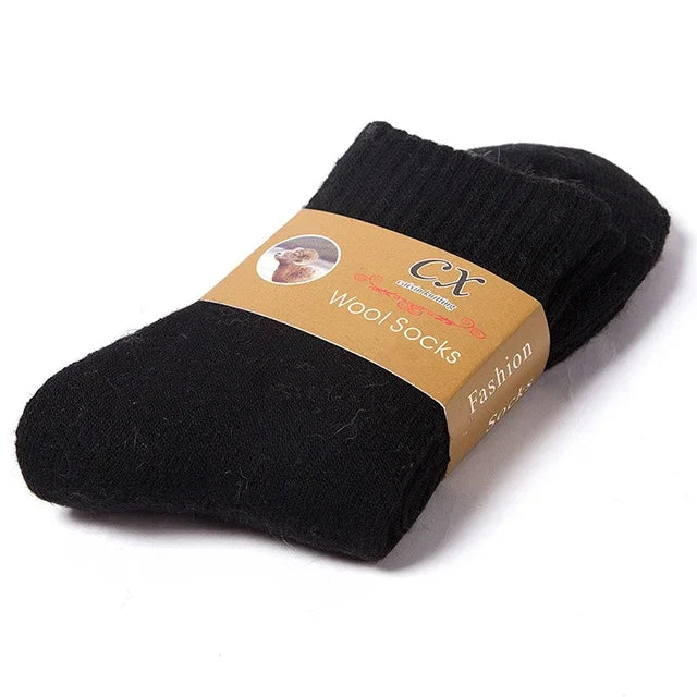 2025 New Winter Super Thicker Warm Socks Wool Male Men Women Socks Solid Socks Merino Wool Socks Against Cold Snow Terry Socks