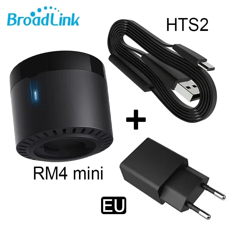 Broadlink RM4 Mini HTS2 IR Remote Controller Air Conditioning TV Set-top Box Temperature Humidity Sensor for Google Home Alexa