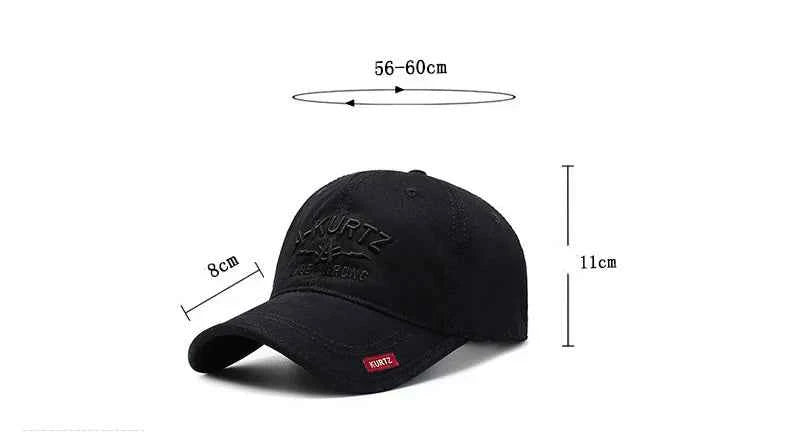 Korean Style Embroidery Baseball Cap for Outdoor Sun Protection
