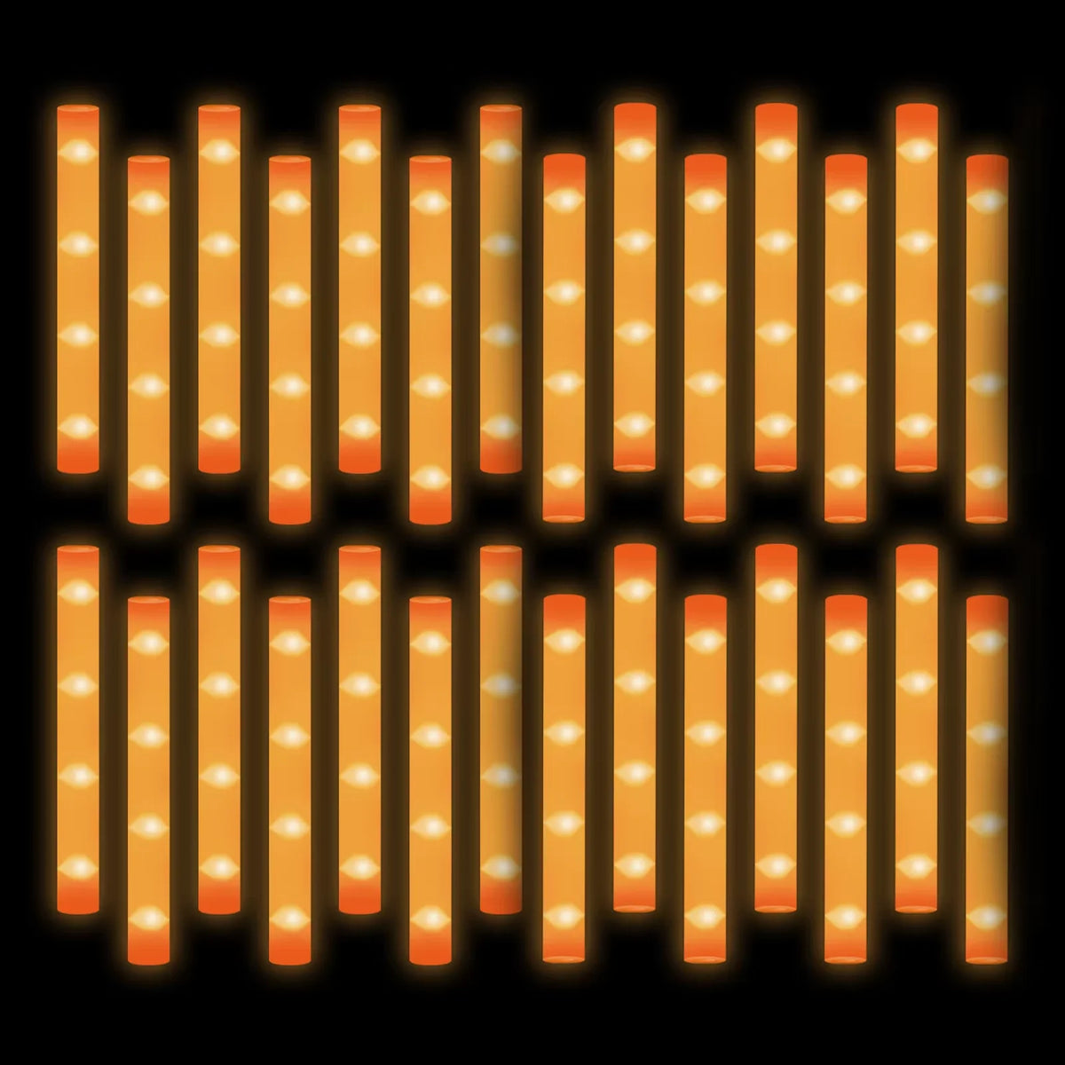 120-30PCS LED Foam Glow Sticks Glow Party Supply with 3 Modes Glow Stick for Wedding for Birthday Concert Halloween Christmas
