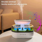 Rain Clouds Aroma Diffuser Zen Raindrops Air Humidifier Essential Oil Diffuser USB Desktop Ultrasonic Sprayer With 7 Night Light