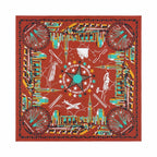 High Quality Skull Chimpanzees Print Cashew Hip Hop Cotton Square Bandana Scarf Riding Headband Paisley Gifts For Men Unisex