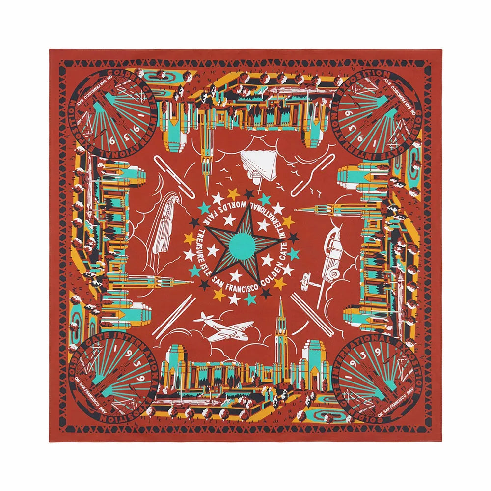 High Quality Skull Chimpanzees Print Cashew Hip Hop Cotton Square Bandana Scarf Riding Headband Paisley Gifts For Men Unisex