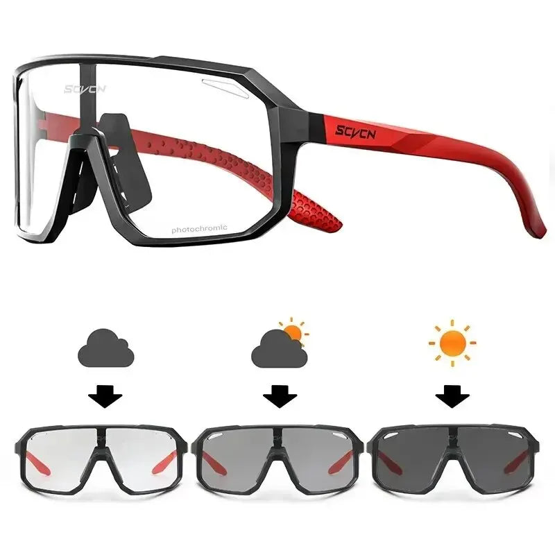 Photochromic UV400 Cycling Sunglasses for MTB & Road Cycling