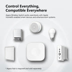 Aqara Wireless Mini Switch Zigbee Sensor Connection Smart Remote One Key Control Button Security Work for Mi Home APP Homekit