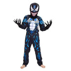 Kids Black Spider Costume Superhero Jumpsuit – 3D Spandex Bodysuit