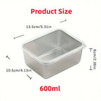Eco-Friendly Stainless Steel Food Storage Set – Leakproof, Reusable & Perfect for On-the-Go