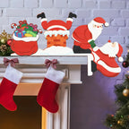 Christmas Wooden Ornament Christmas Party Decoration 2025 Xmas Santa Claus Snowman Pendants Navidad Natal New Year Gift 2026
