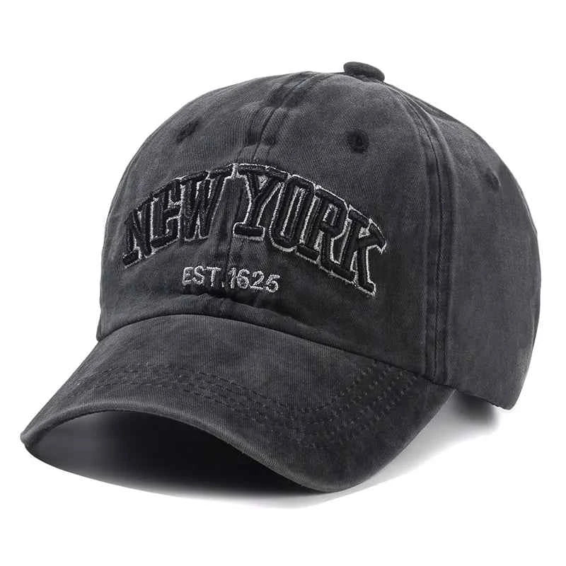 2026 New York Washed Cotton Cap For Men Women Gorras Snapback Caps Baseball Caps Sun protection Casquette Dad Hat Outdoors Cap