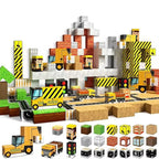 Sensory Montessori Stacking Cubes Construction Set Magnetic Building Blocks Magnet Cube Mine Set Toys Birthday Gift