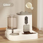 2 in 1  Fully Automatic Pet Food & Water Dispenser