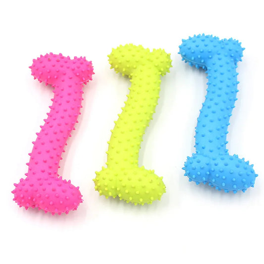 Pet Toys for Small Dogs Rubber Resistance To Bite Dog Toy Teeth Cleaning Chew Training Toys Pet Supplies Puppy Dogs - WTN Essentials 