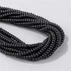 Natural Flat Round Stone Beads Abacus Shape Jaspers Quartzs Gems Beads For DIY Necklace Earrings Jewelry Making Accessori 2*4mm